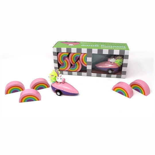Unicorn and Rainbow Bowling Toy