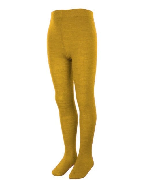 Merino Wool Tights: Gold