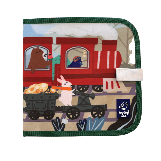 Jaq Jaq & Friends erasable book - Train