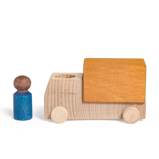 Lubulona Wooden Truck: Ochre