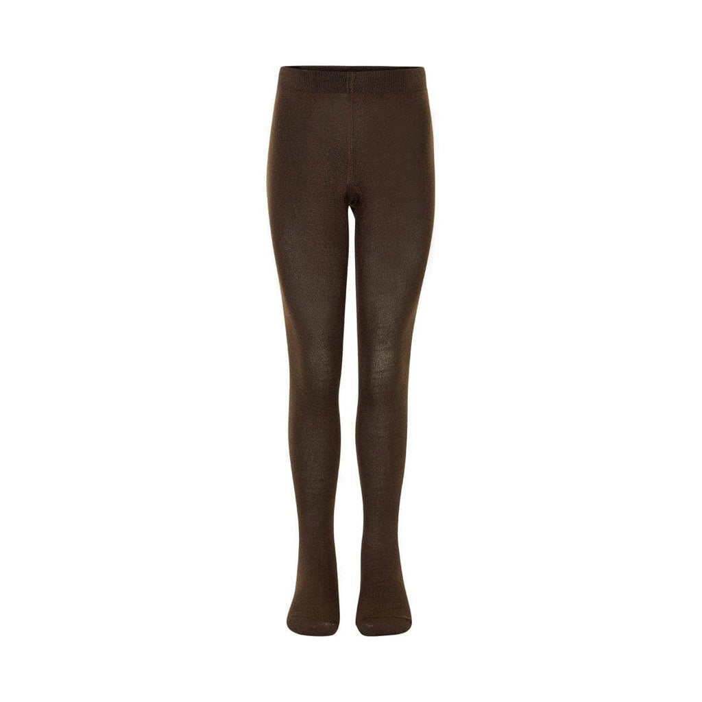 Cotton Tights:  Brown Tights  at Biddle and Bop
