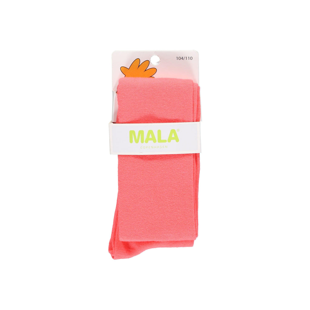 Cotton Tights:  Coral Tights  at Biddle and Bop