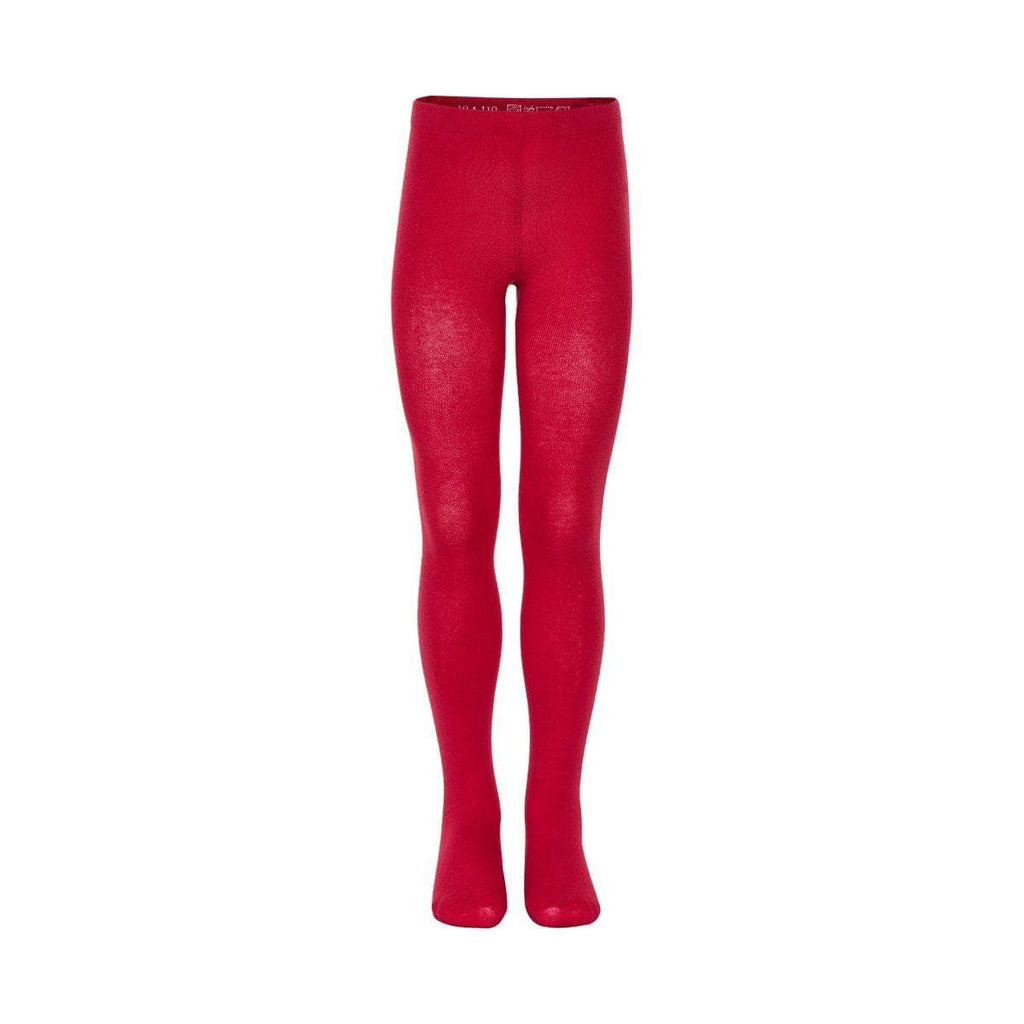 Cotton Tights:  Red Tights  at Biddle and Bop