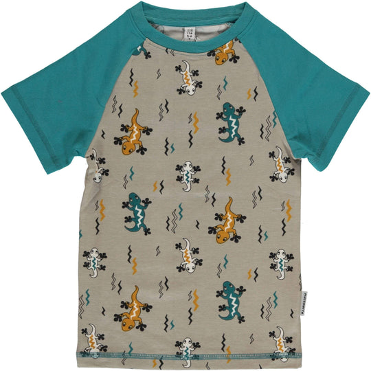 Maxomorra Organic Slim Fit Tee: Lizard
