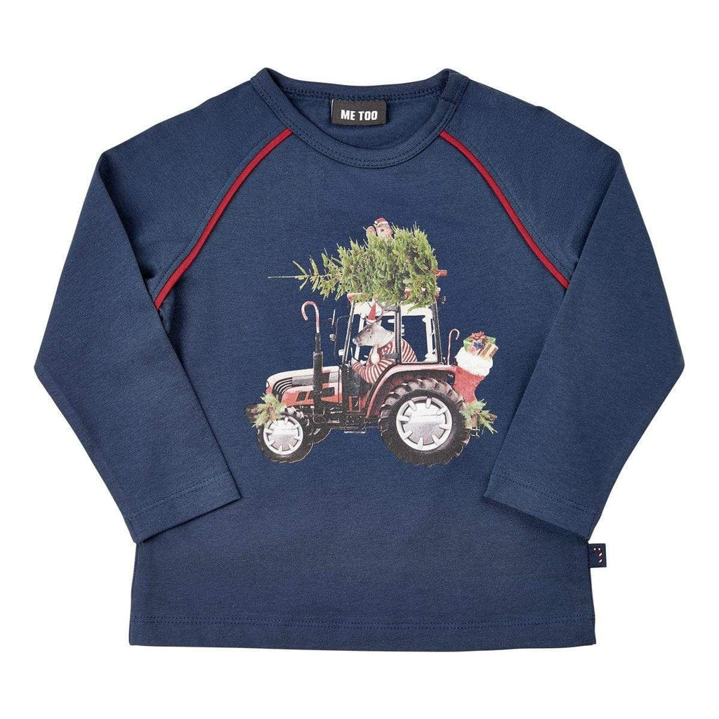 Holiday Dress Blues Tshirt   at Biddle and Bop