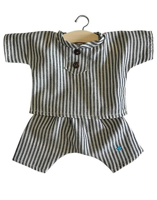 Minikane Doll Pajamas ALBERT: Cotton Stripe