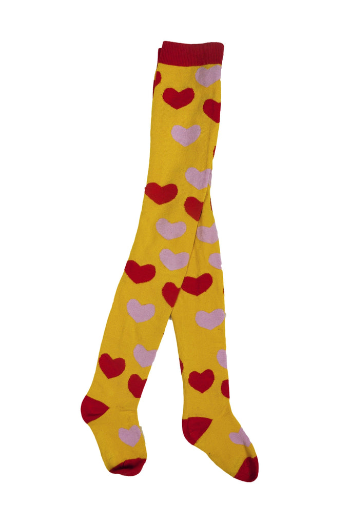 Tights: Hearts Tights  at Biddle and Bop