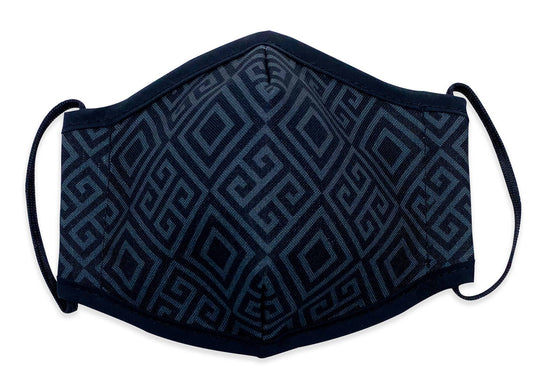 Reusable Face Mask Black Pattern