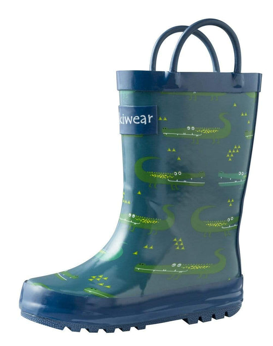 Loop Handle Rain Boots: Crocodiles