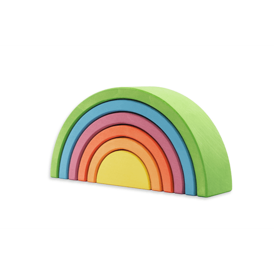 Ocamora Rainbow Stacker: 6 Piece Green