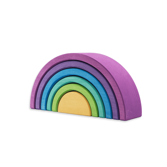 Ocamora Rainbow Stacker: 6 Piece Purple