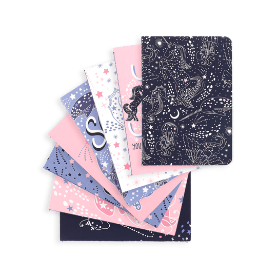 Mini Pocket Pals Journals: Celestial Stars - Set of 8