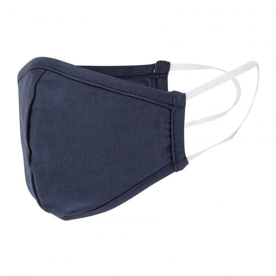 Organic Cotton Face Mask - Navy Blue