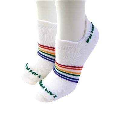 PrideSocks Adult Anklet / NoShow Sock: Proud Clothing  at Biddle and Bop