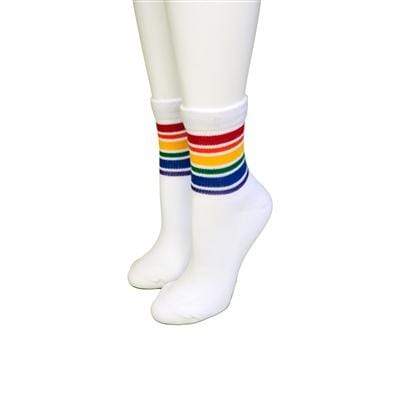 PrideSocks Adult Crew Sock: Fearless Clothing  at Biddle and Bop