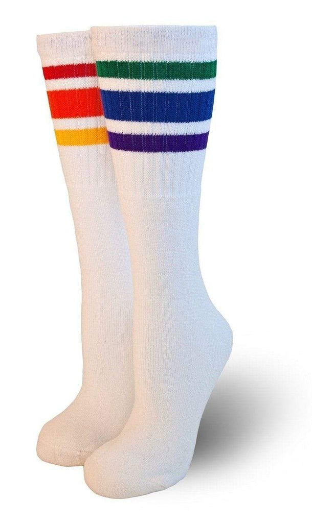 PrideSocks Under the Knee 19inch Tube Socks in Courage Clothing  at Biddle and Bop