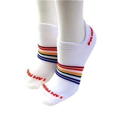 PrideSocks Adult Anklet / NoShow Sock: Proud Clothing  at Biddle and Bop