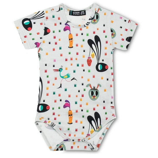 Carrot Crunch Organic Short Sleeve Baby Body Suit