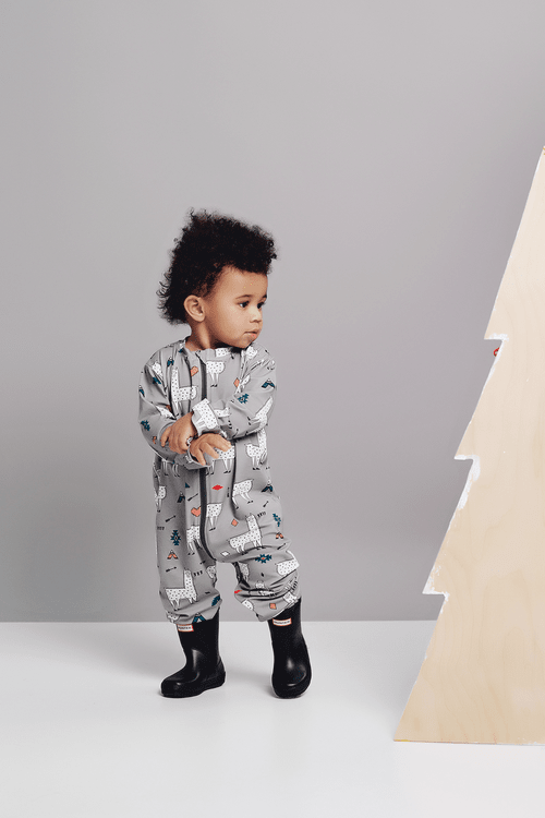 Organic Pajama Zip-suit: Alpaca Love Clothing  at Biddle and Bop