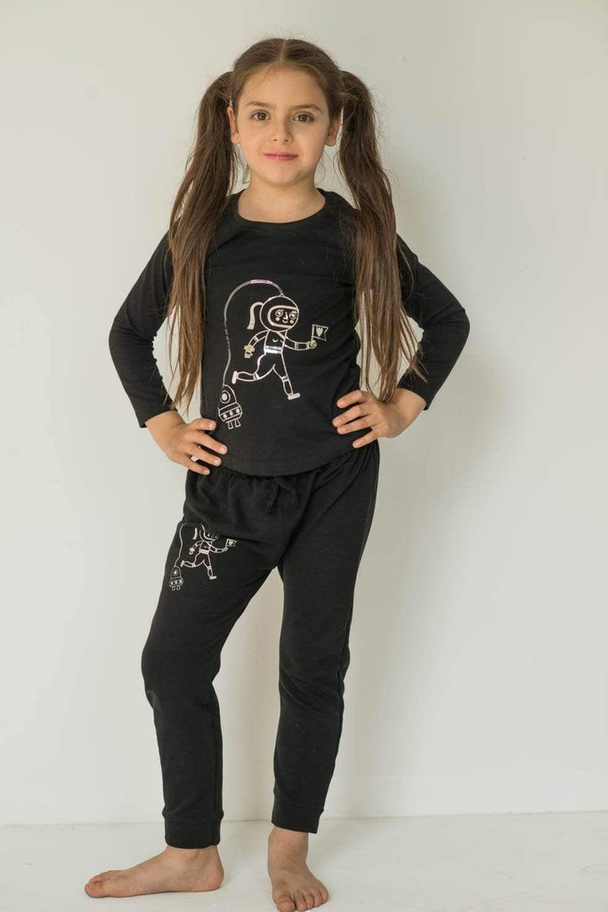 Space Explorers Organic Baggy Pant Clothing  at Biddle and Bop