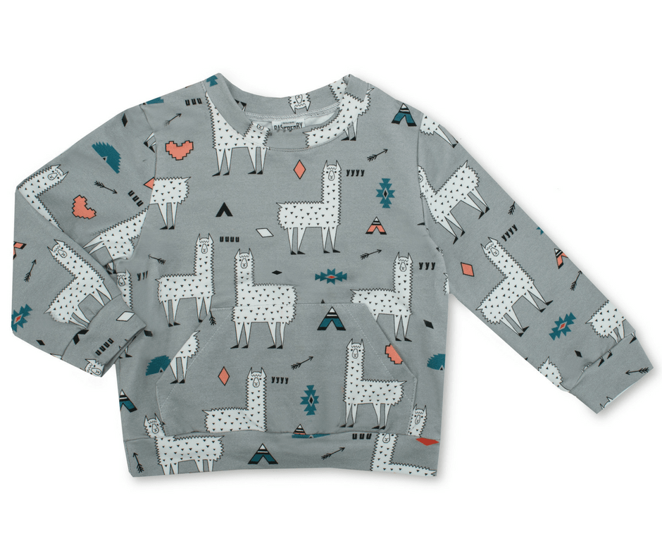 Organic Sweatshirt: Alpaca Love Clothing  at Biddle and Bop