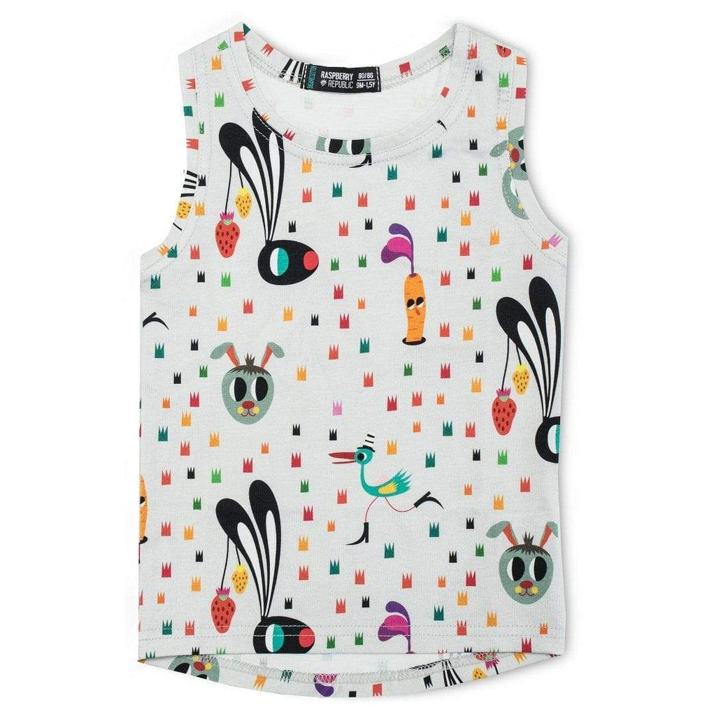 Carrot Crunch Organic Tank Top Clothing  at Biddle and Bop