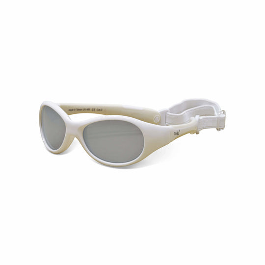Explorer Sunglasses: White (Unbreakable, 100% UVA UVB Protection)