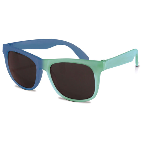 UV Color Changing Children's Sunglasses: Green-Royal Blue Switch