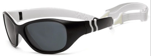 Youth Flex Fit Sunglasses: Navy/White, 7+ care  at Biddle and Bop