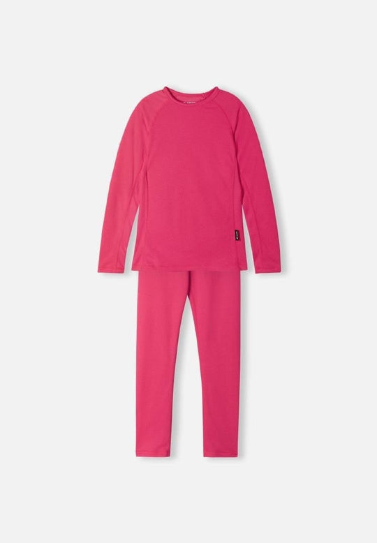 Kids Base Layer Set: Lani Azalea Pink