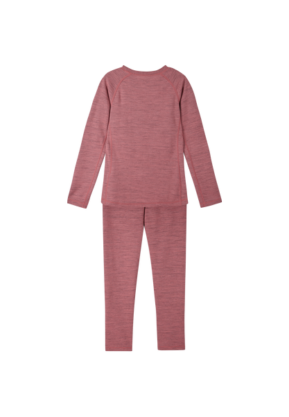 Outland Set Di Biancheria Termica Per Bambina – Maglia E Leggings In Morbidissimo Pile, Rosa, Taglia 8 Anni
