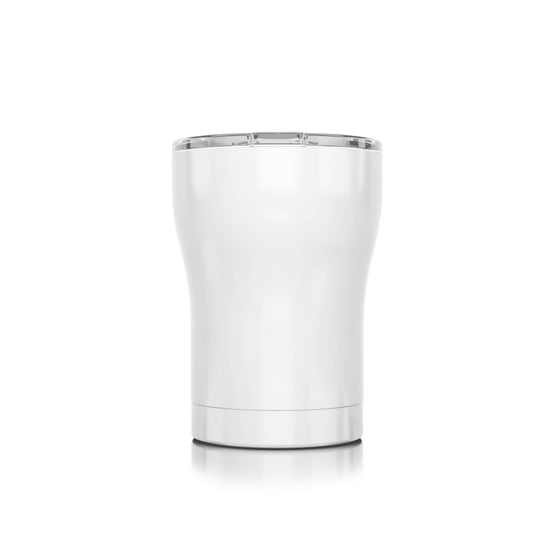 SIC Stainless Tumbler, 12oz: Ice White