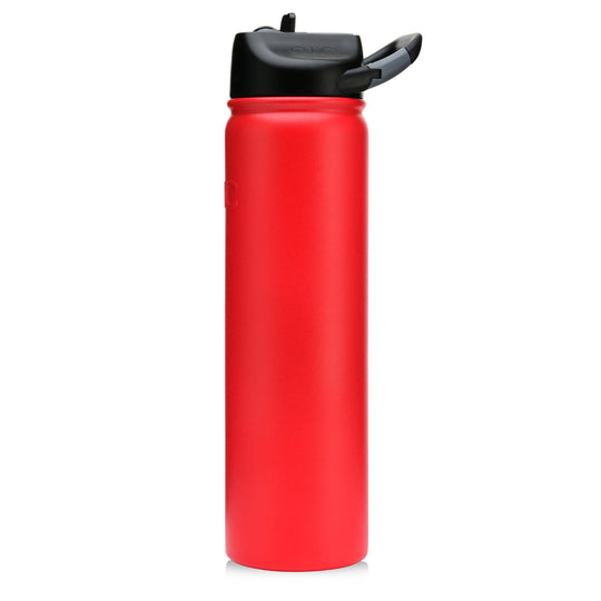 SIC Stainless Water Bottle: 27oz in Game Day Red