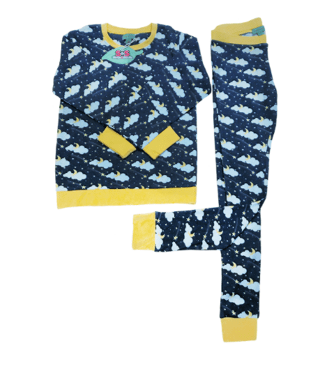 Lemon Lightning Pajama Set Clothing  at Biddle and Bop