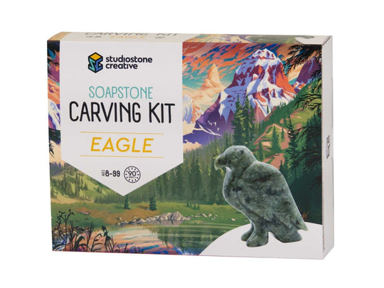 Soapstone Carving Kit: Eagle
