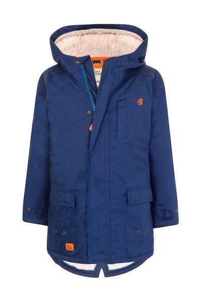 Harris Waterproof Parka Coat: Navy Blue All Weather Gear  at Biddle and Bop