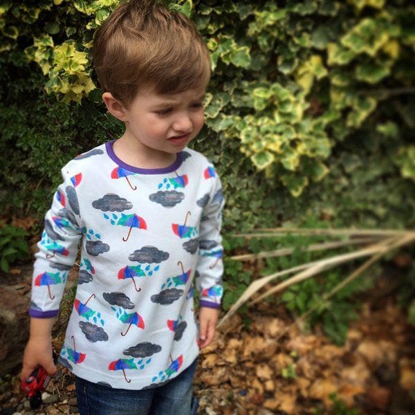 Brollies and Blizzards: Organic Children's Long Sleeve Top Clothing  at Biddle and Bop