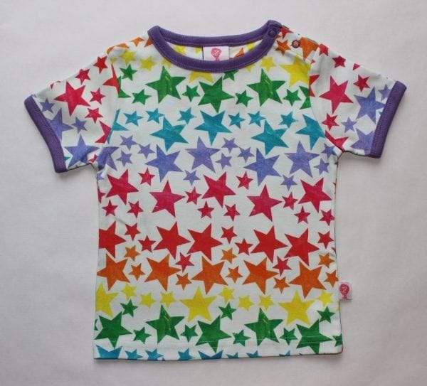 Rainbow Stars Tshirt Clothing  at Biddle and Bop