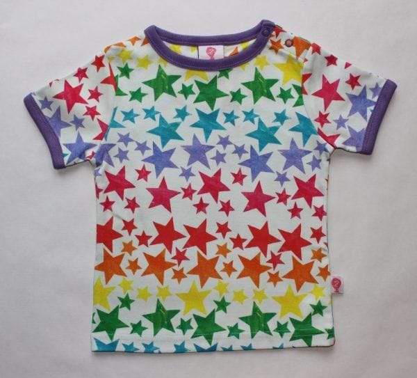 Rainbow Stars Tshirt Clothing  at Biddle and Bop