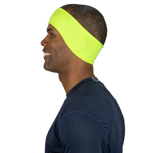 Winter Running Headband: Hi Vis Yellow