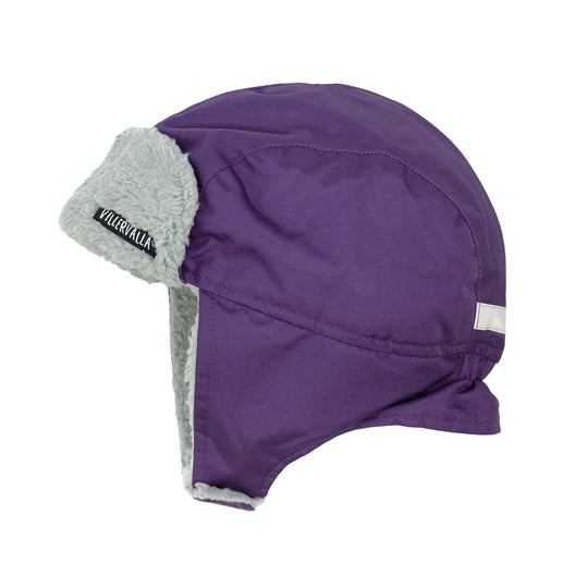 Trapper Hat in Plum