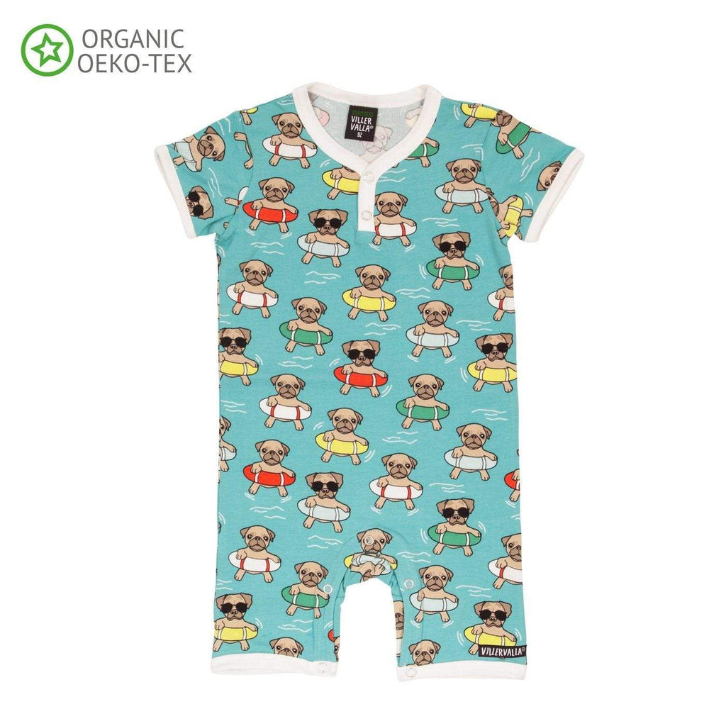 Summer Suit: Swimming Dogs Wave Clothing  at Biddle and Bop