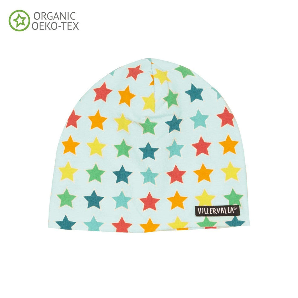 Organic Cotton Beanie Hat Diagonal Star Surf Clothing  at Biddle and Bop