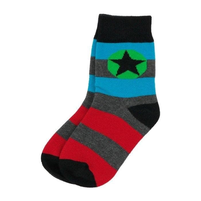 Socks: Paprika Mosaic Socks  at Biddle and Bop