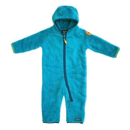 Pile Fleece Overall Suit: Fjord