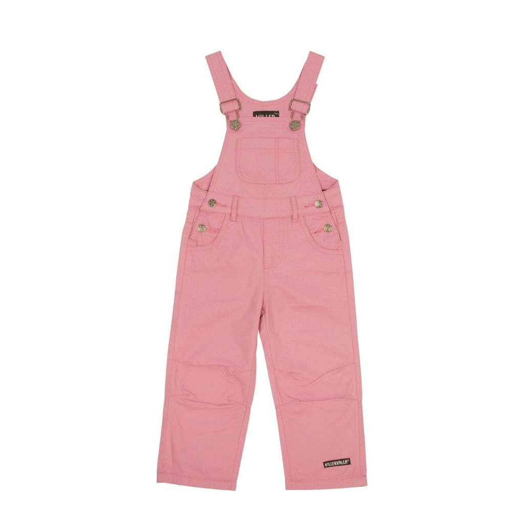 Bibbed Overalls: Fuchsia Pink Pants  at Biddle and Bop