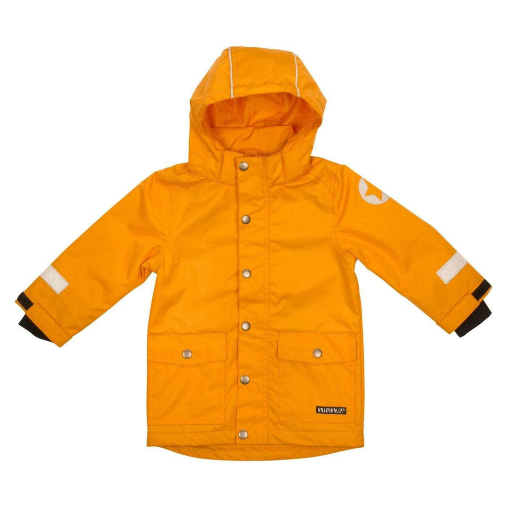 Shell Waterproof Breathable Parka Jacket: Tangerine Orange Gear  at Biddle and Bop