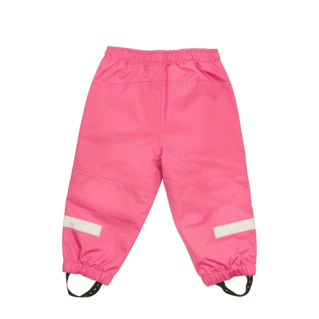 Hard Shell Waterproof Pant: Flamingo Pink Gear  at Biddle and Bop