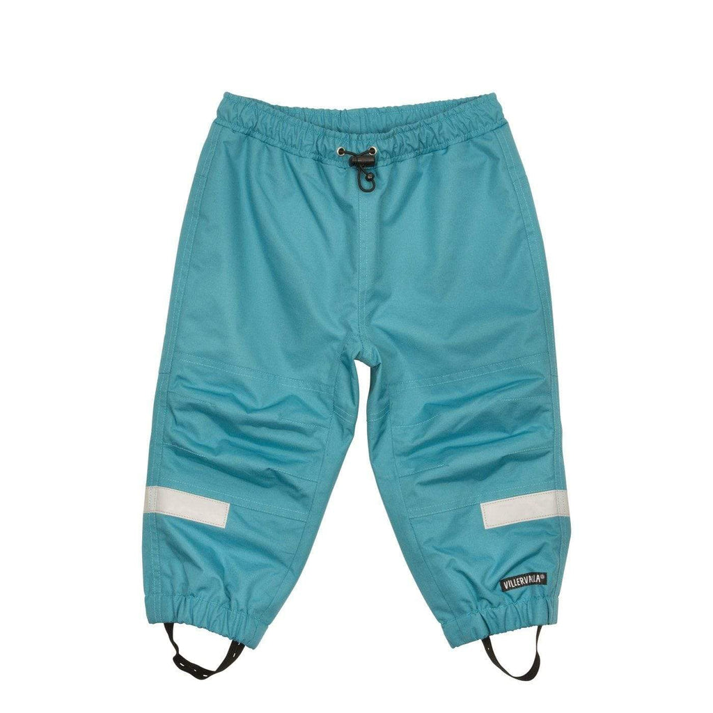 Hard Shell Waterproof Pant: Lake Blue Gear  at Biddle and Bop