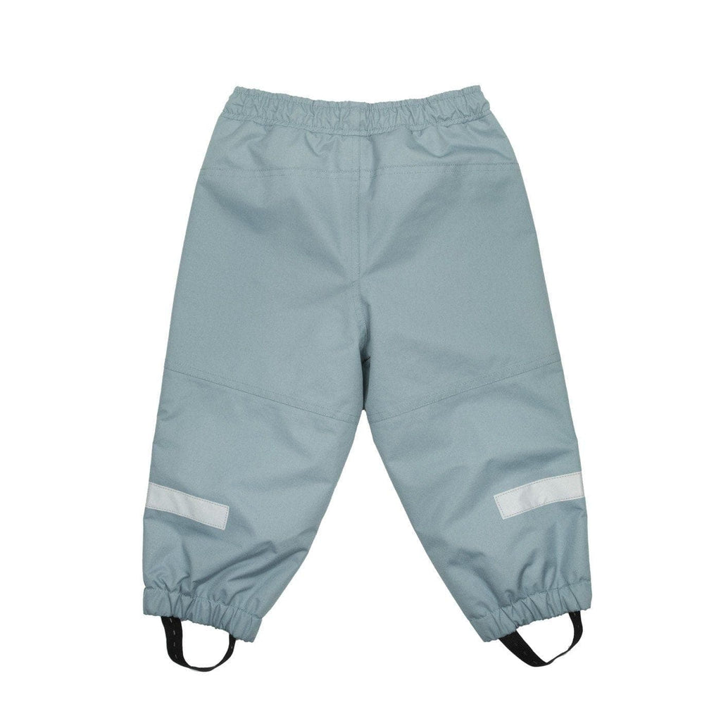 Hard Shell Waterproof Pant: Rock Blue Gear  at Biddle and Bop